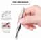 High-Precision Stainless Steel Eyebrow Tweezers Set Non Slip Flat and Slant Tip Grooming Tool