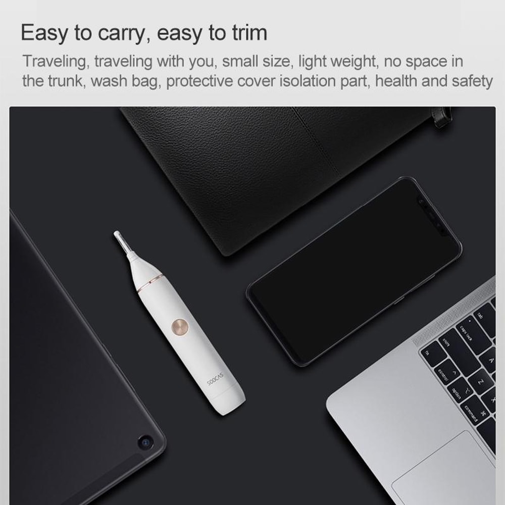 Electric Nasal Hair Trimmer Waterproof Portable Nose Hair Trimmer for Men