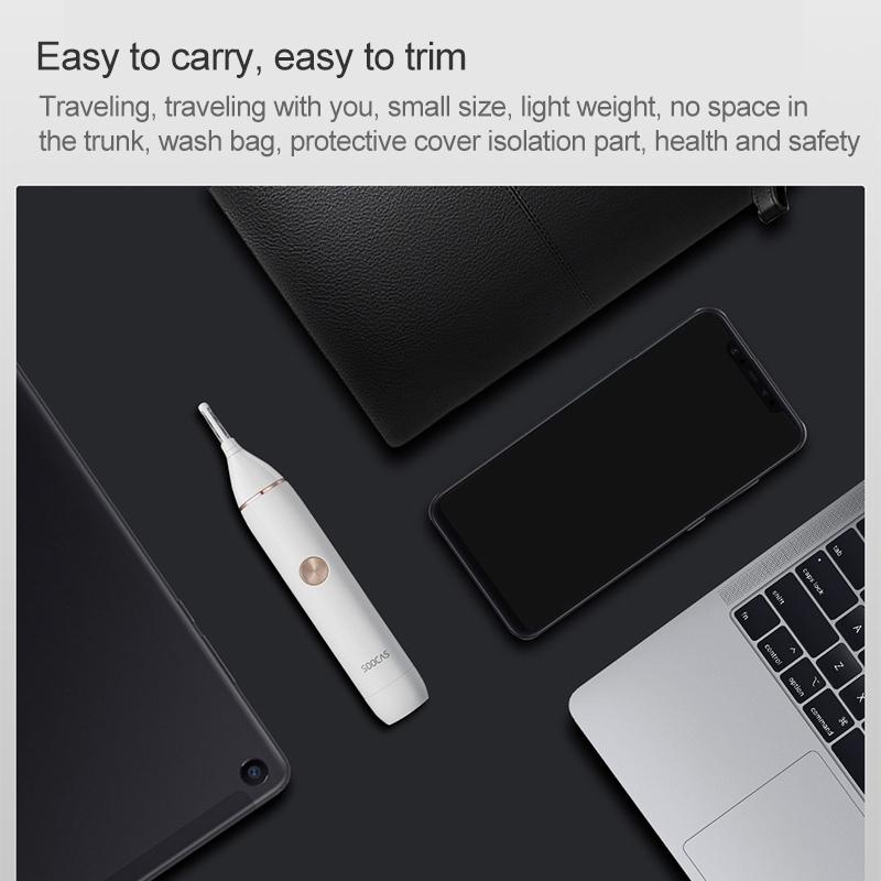 Electric Nasal Hair Trimmer Waterproof Portable Nose Hair Trimmer for Men
