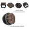 Portable Men Shaving Brush Ring Handle Haircut Cleaning Beard Brush ABS Travel Grooming Tool 2