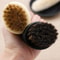 Portable Men Shaving Brush Ring Handle Haircut Cleaning Beard Brush ABS Travel Grooming Tool 4