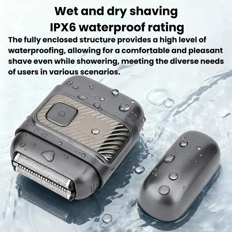 Blade Reciprocating Electric Shaver Waterproof Cordless Razor