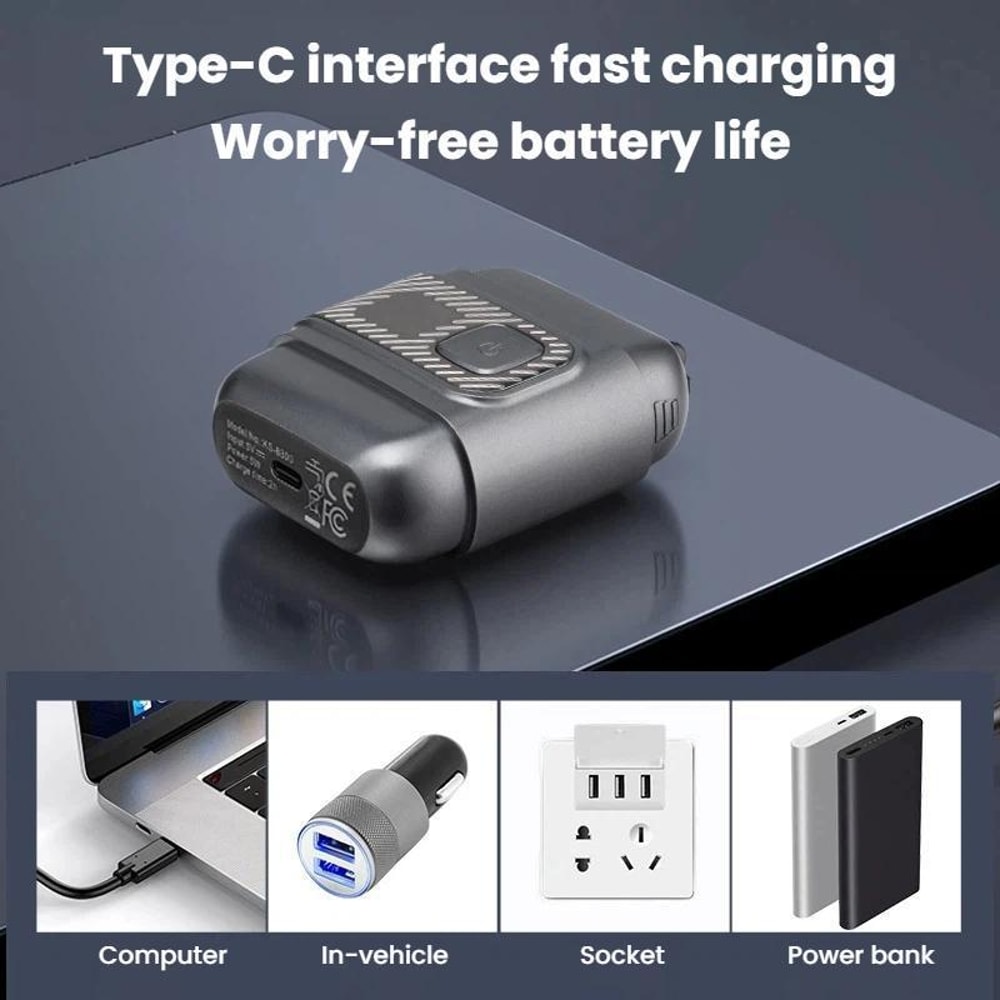 Blade Reciprocating Electric Shaver Waterproof Cordless Razor