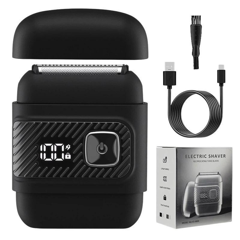 Blade Reciprocating Electric Shaver Waterproof Cordless Razor