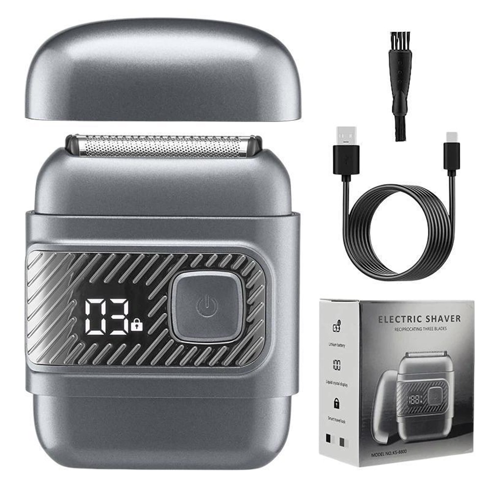 Blade Reciprocating Electric Shaver Waterproof Cordless Razor