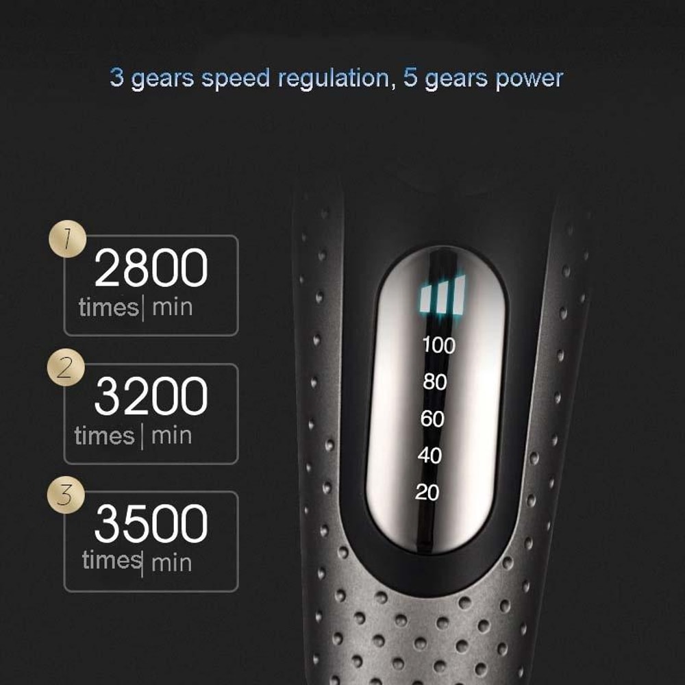 Electric Shaver Reciprocating LED Display Rechargeable Wet and Dry Shaver for Men