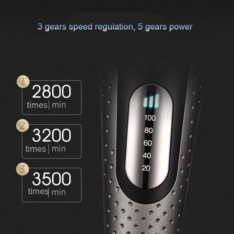 Electric Shaver Reciprocating LED Display Rechargeable Wet and Dry Shaver for Men