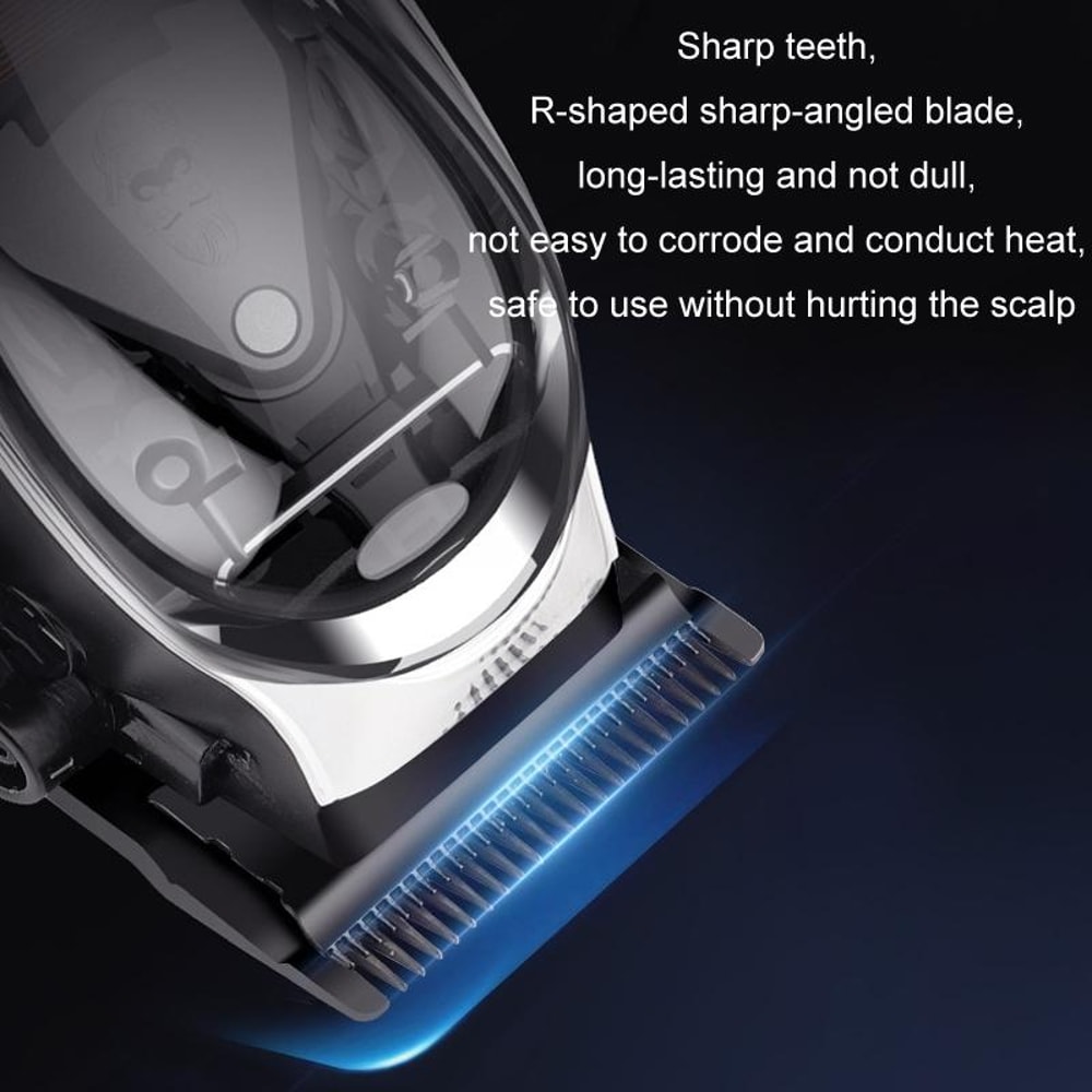 Rechargeable Magnetic Suspension Electric Hair Clipper Cordless HighSpeed Barber Trimmer Kit 7