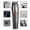 Cordless Hair Clipper and Electric Shaver Multifunction Grooming Kit Orange