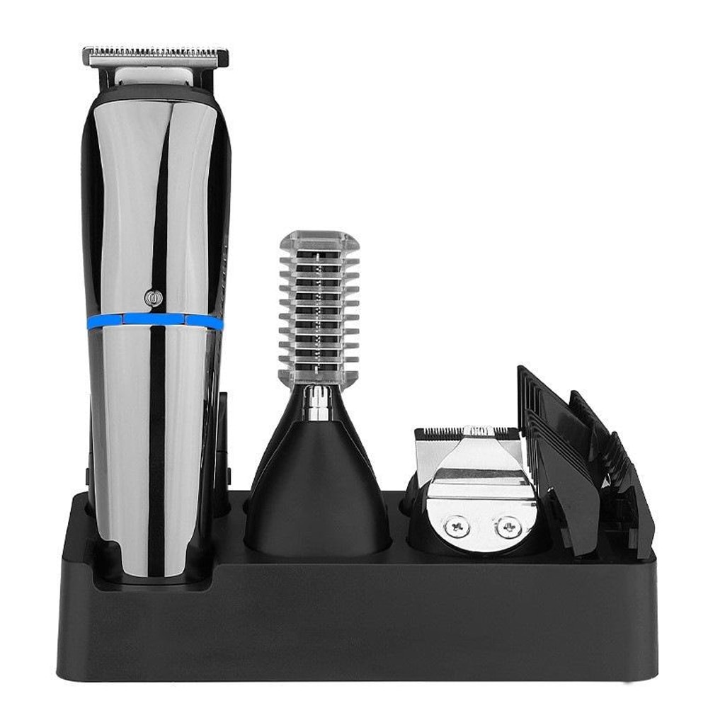 Cordless Hair Clipper and Electric Shaver Multifunction Grooming Kit Orange