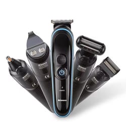 electric hair clipper rechargeable hair trimmer & beard grooming kit