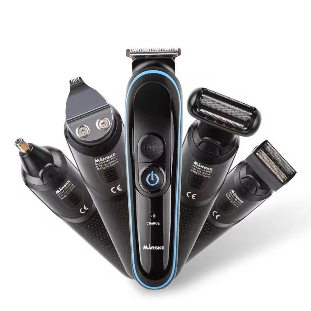 Electric Hair Clipper Rechargeable Hair Trimmer & Beard Grooming Kit
