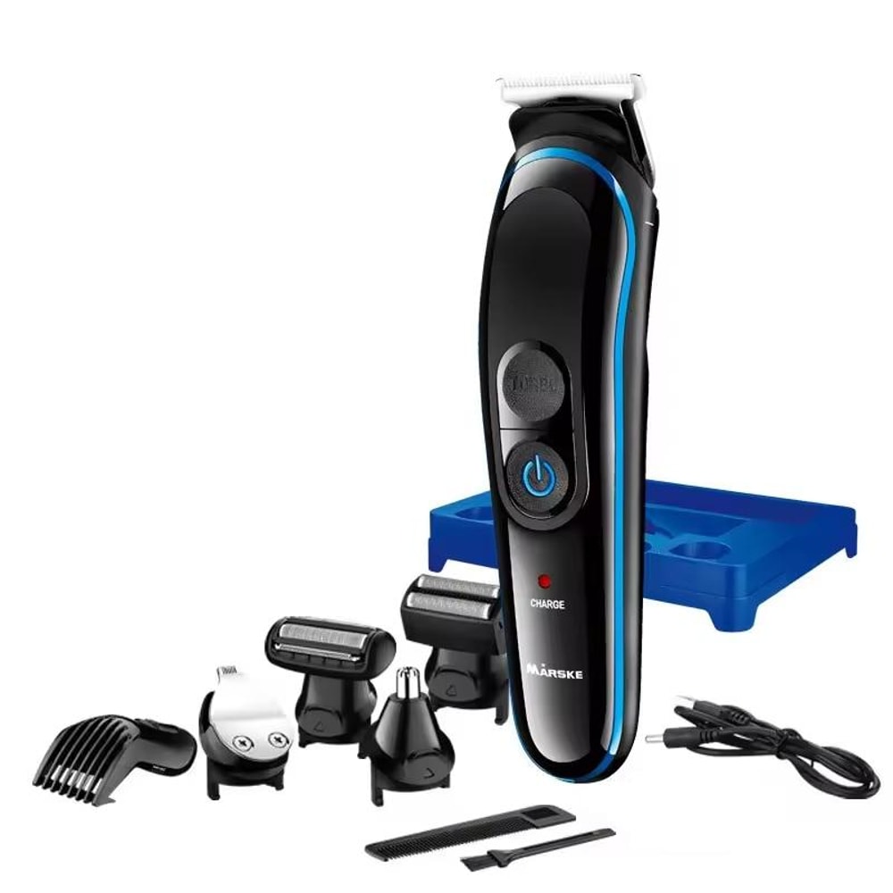 Electric Hair Clipper Rechargeable Hair Trimmer & Beard Grooming Kit