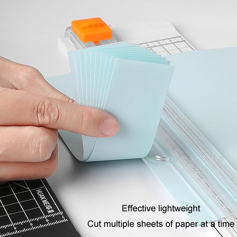 Portable Paper Cutter Paper Trimmer DIY Photo Cutting Machine with Pull-out Ruler