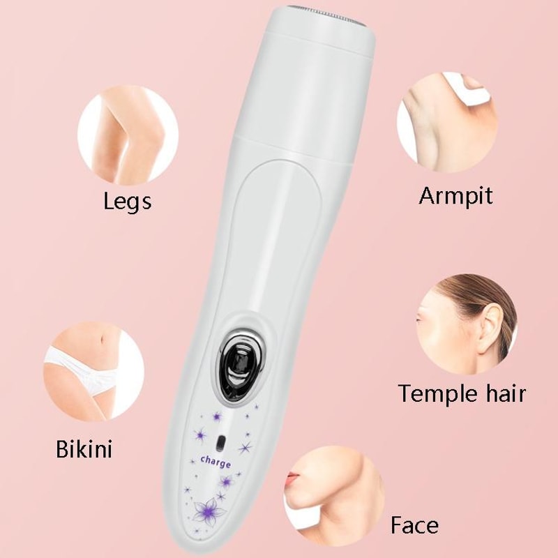 Electric Epilator for Women Waterproof Shaver & Facial Trimmer Kit