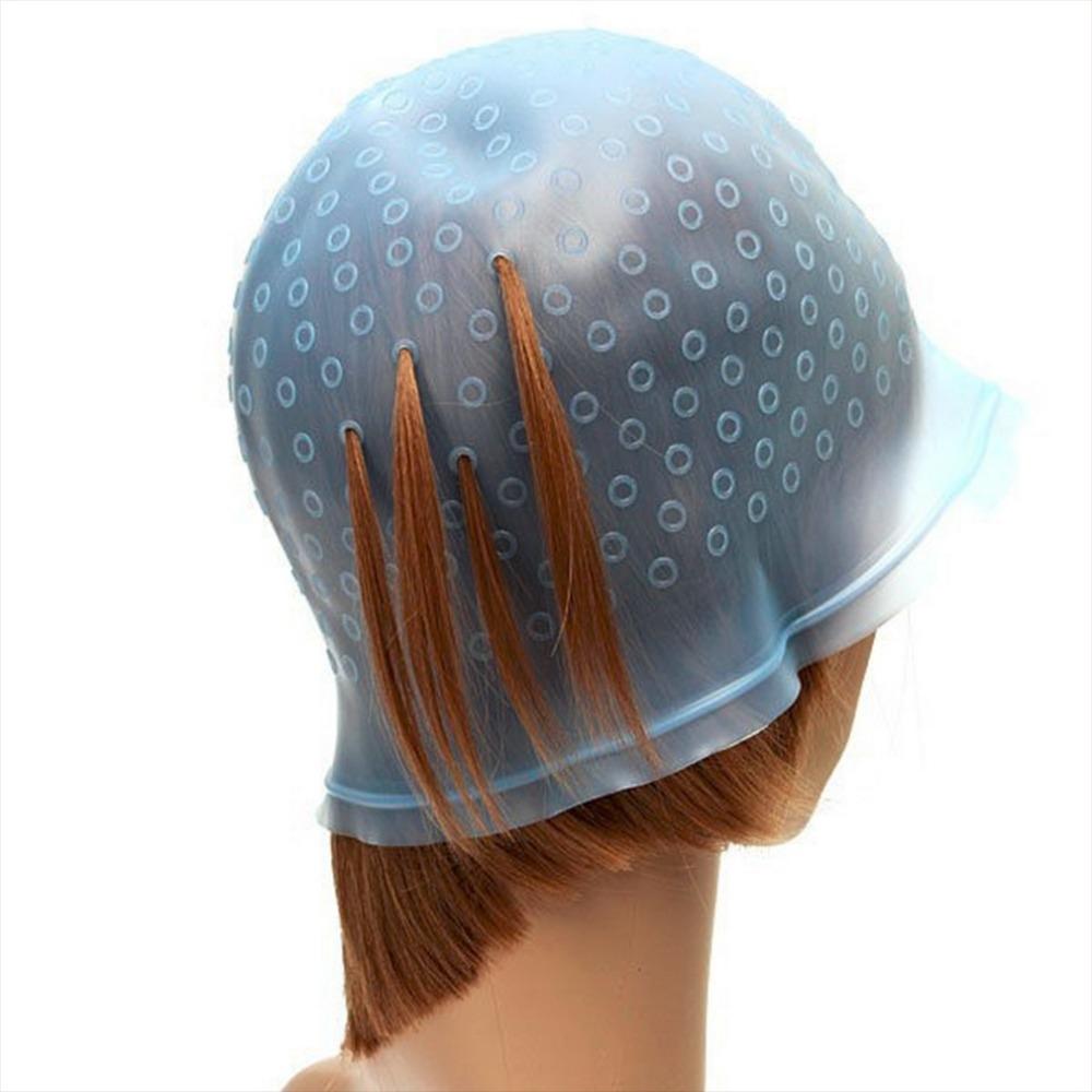 Professional Silicone Highlighting Cap Kit For Salon Hair Coloring With Hook 3