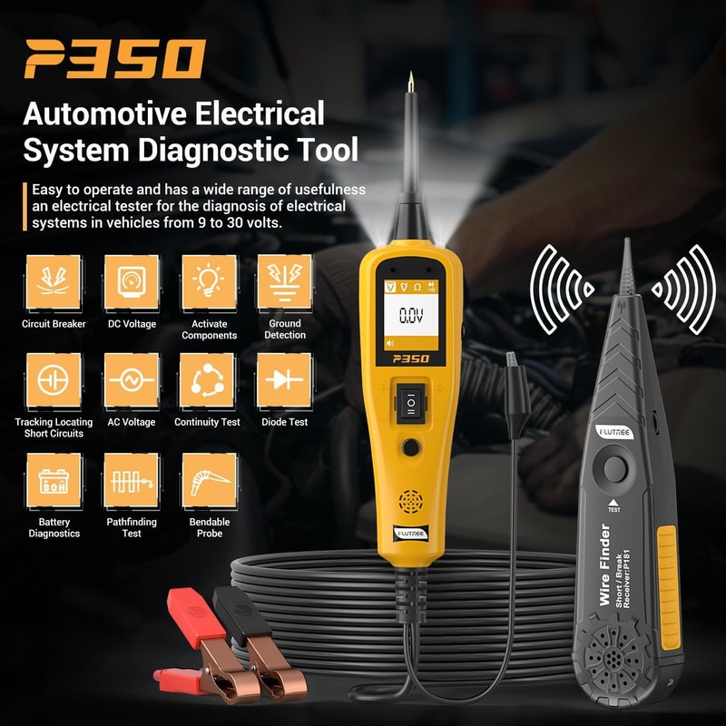 Automotive Circuit Tester Advanced Car Electrical Diagnostic Tool with Component Activation