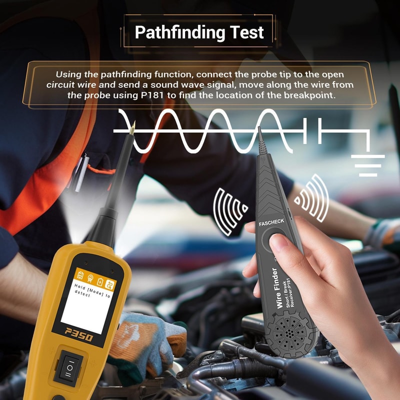 Automotive Circuit Tester Advanced Car Electrical Diagnostic Tool with Component Activation