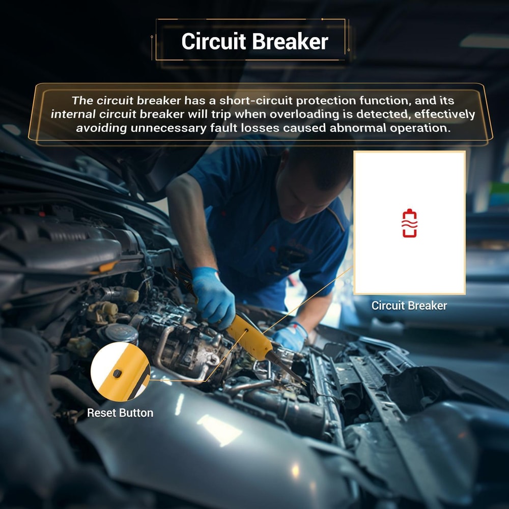 Automotive Circuit Tester Advanced Car Electrical Diagnostic Tool with Component Activation