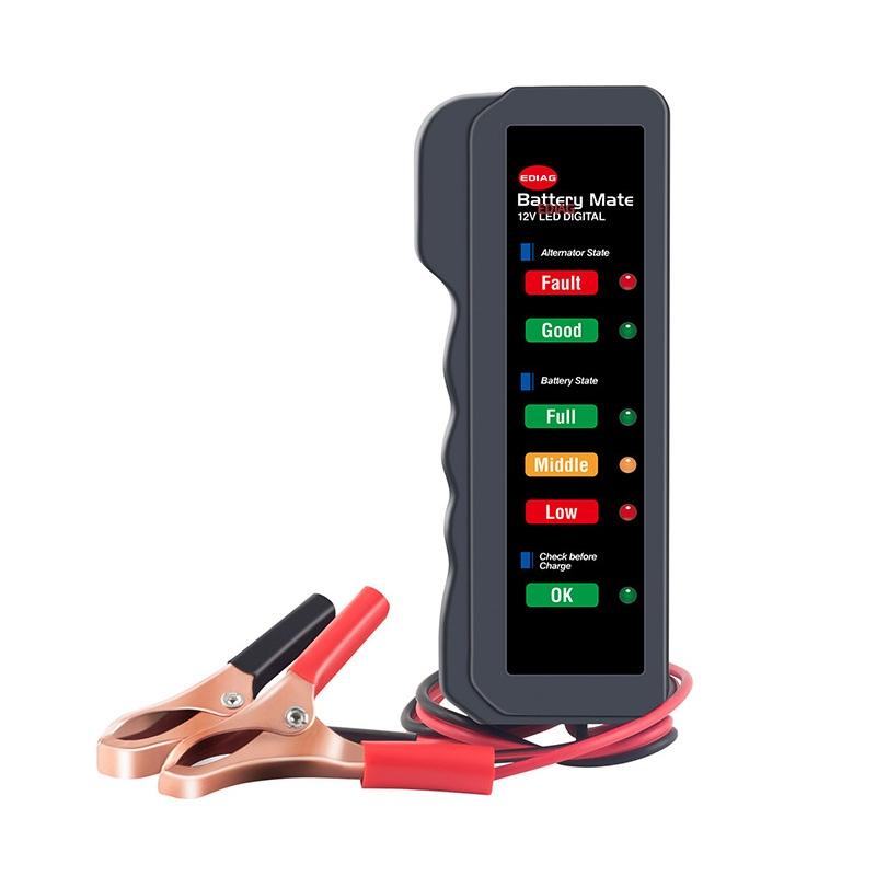 Smart Car Battery Tester with LED Display Automotive Diagnostic Tool
