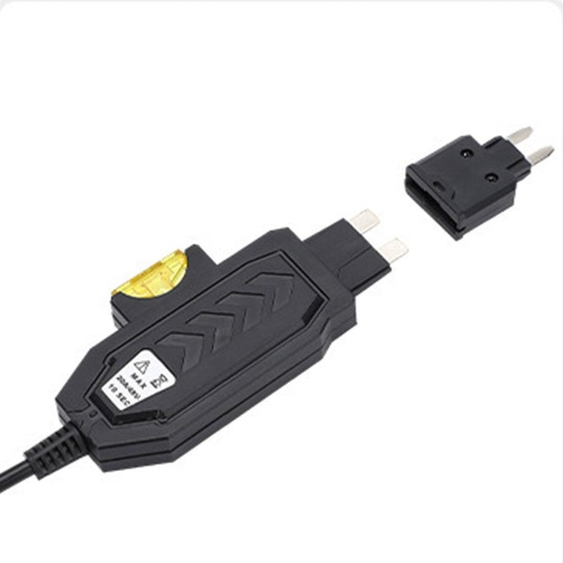 Automotive LED Blade Fuse Current Tester Blue LCD Car Fuse Circuit Tester