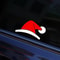 Waterproof Christmas Hat Car Window Decals Festive Holiday Car Stickers