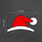 Waterproof Christmas Hat Car Window Decals Festive Holiday Car Stickers