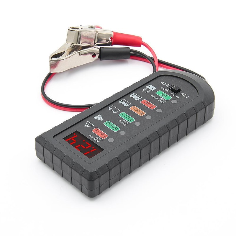 Automotive Battery Voltage Tester Car Battery Tester & Voltage Monitor