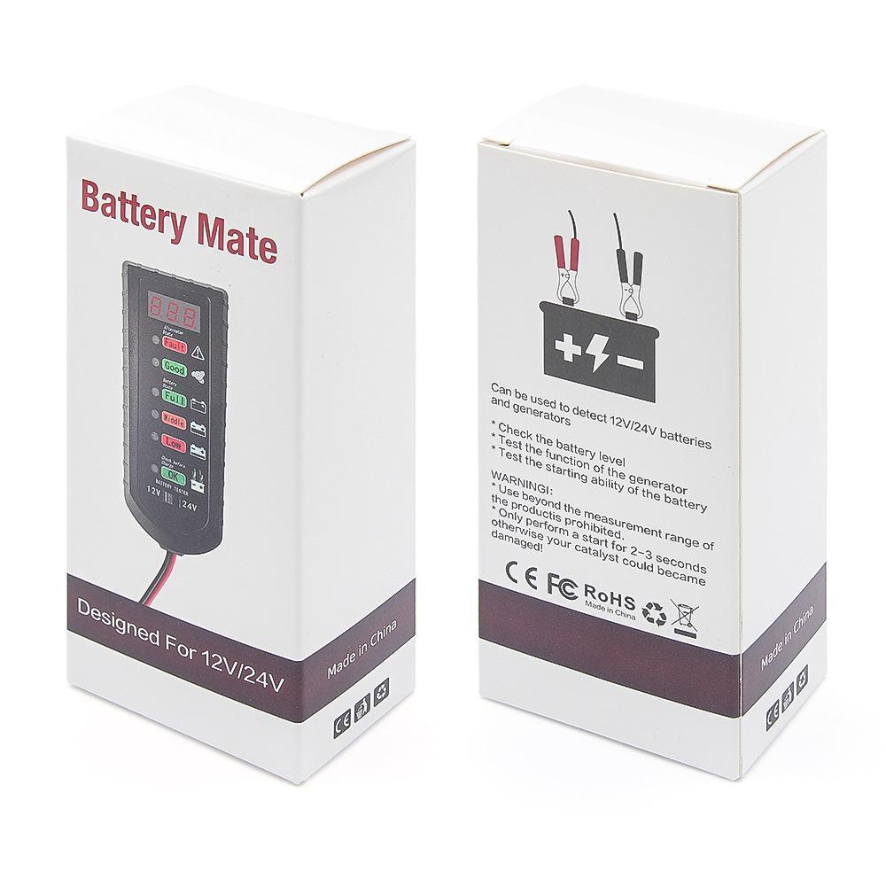 Automotive Battery Voltage Tester Car Battery Tester & Voltage Monitor