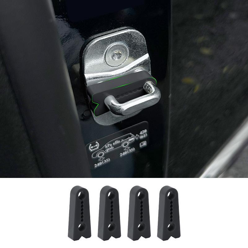 Universal Car Door Lock Buffer Silicone Anti-Collision Noise Reducing Protector