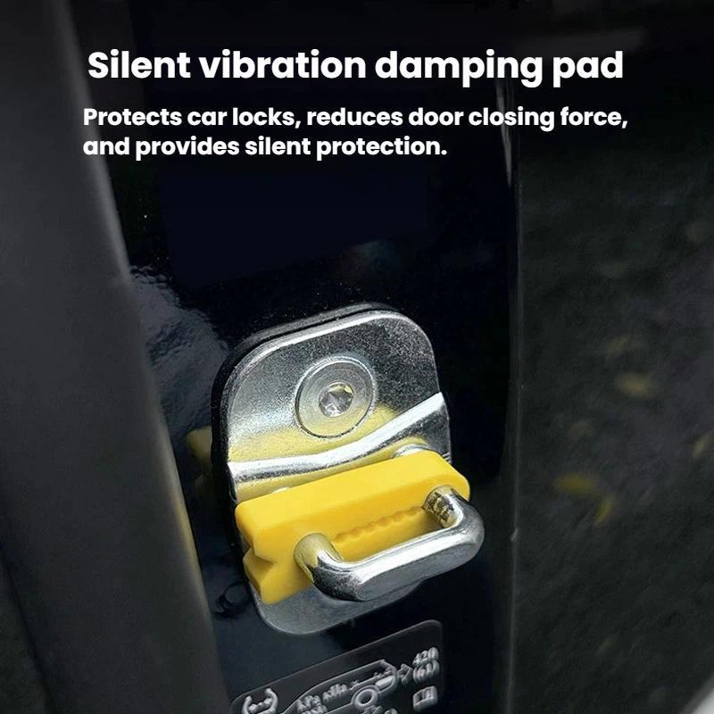 Universal Car Door Lock Buffer Silicone Anti-Collision Noise Reducing Protector