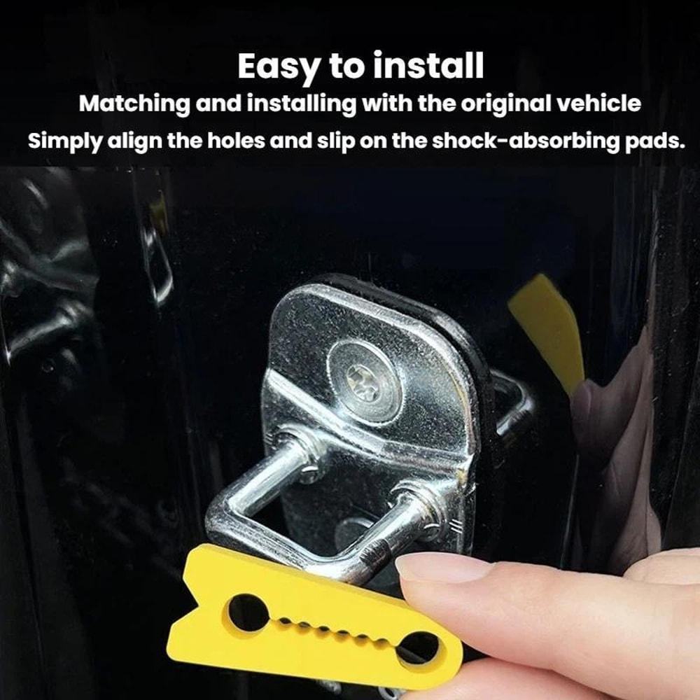 Universal Car Door Lock Buffer Silicone Anti-Collision Noise Reducing Protector