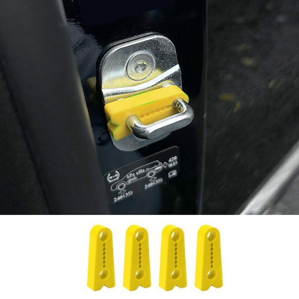Universal Car Door Lock Buffer Silicone Anti-Collision Noise Reducing Protector