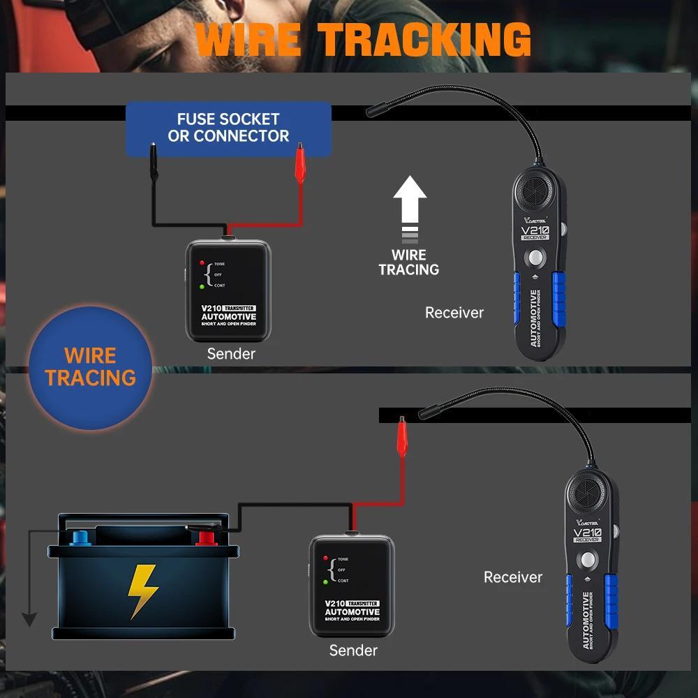 Automotive Circuit Tester Wire Tracer & Open Circuit Detector Tool