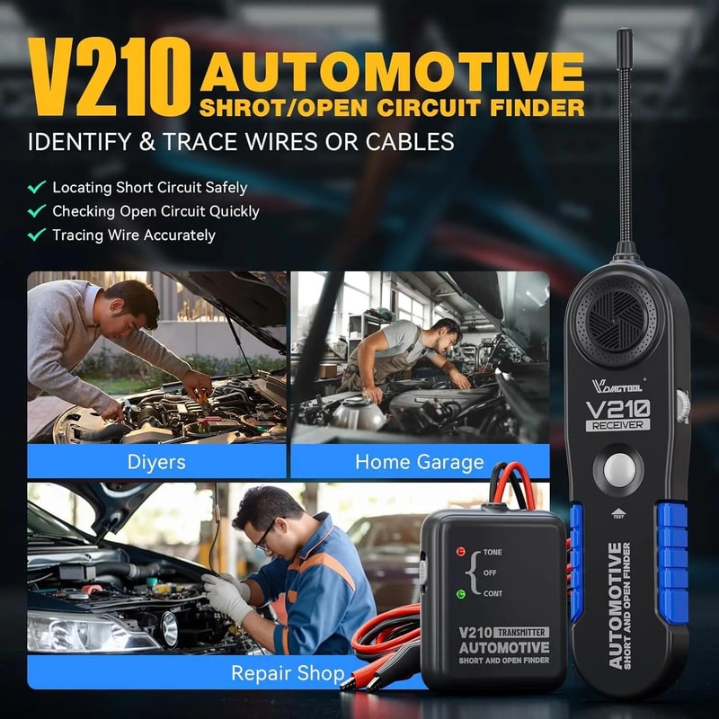 Automotive Circuit Tester Wire Tracer & Open Circuit Detector Tool
