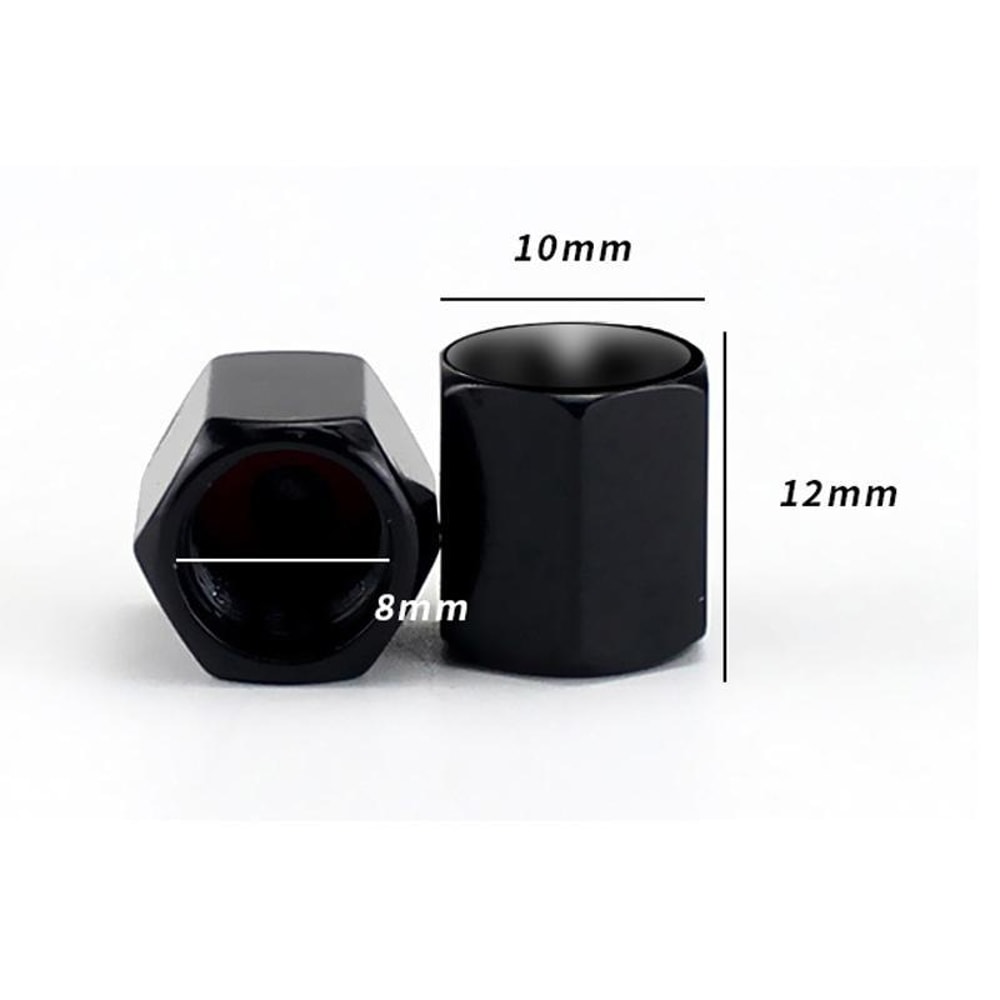 Carbon Fiber Valve Caps Tire Valve Caps for Universal Valve Stem Protection