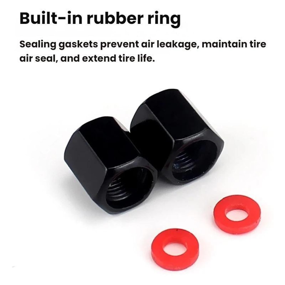Carbon Fiber Valve Caps Tire Valve Caps for Universal Valve Stem Protection