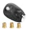 Forged Carbon Fiber Short Shift Knob Universal Performance Gear Shift Knob for Manual Driving