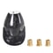 Forged Carbon Fiber Short Shift Knob Universal Performance Gear Shift Knob for Manual Driving