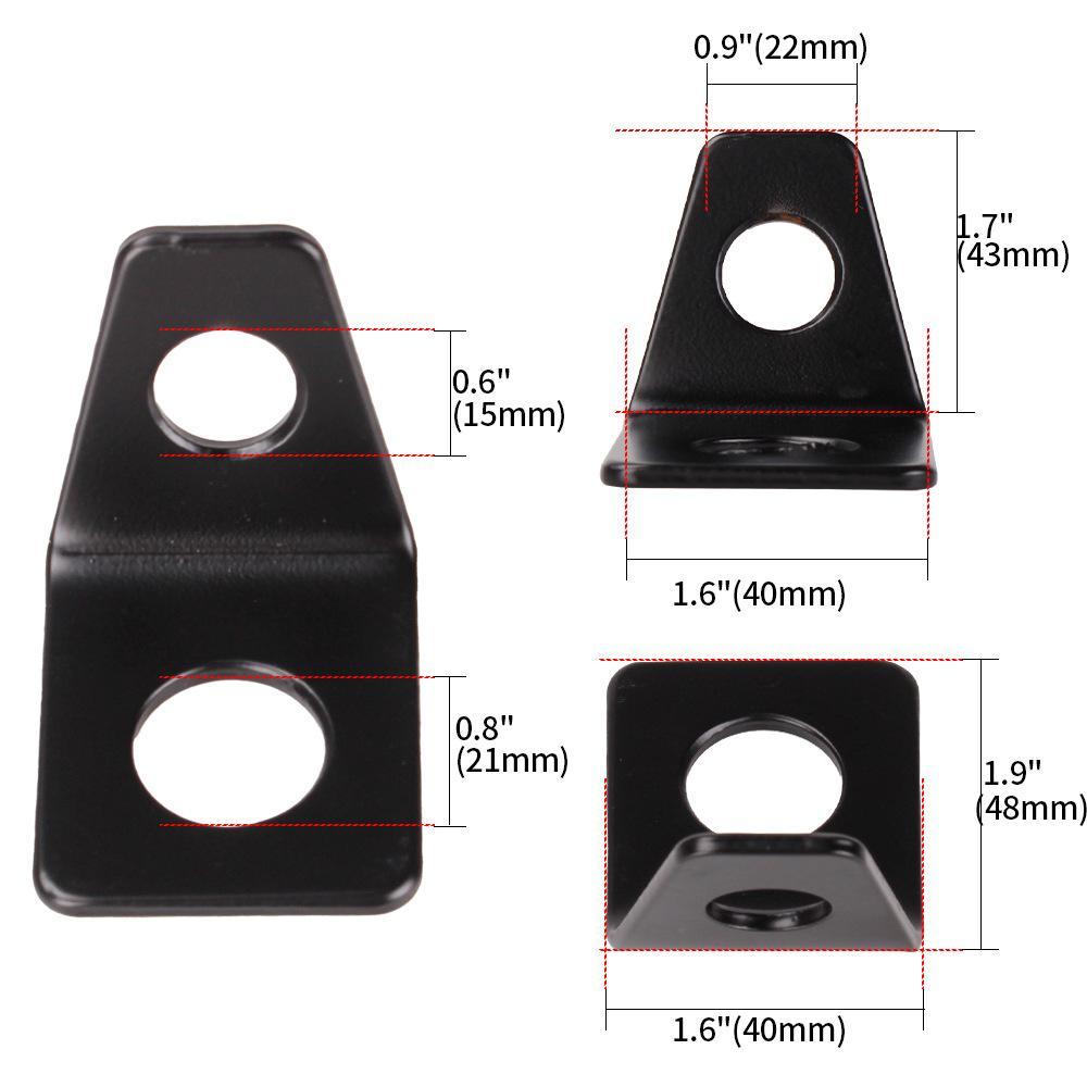 Shaped Seat Belt Anchor Bracket Automotive Mounting Hardware