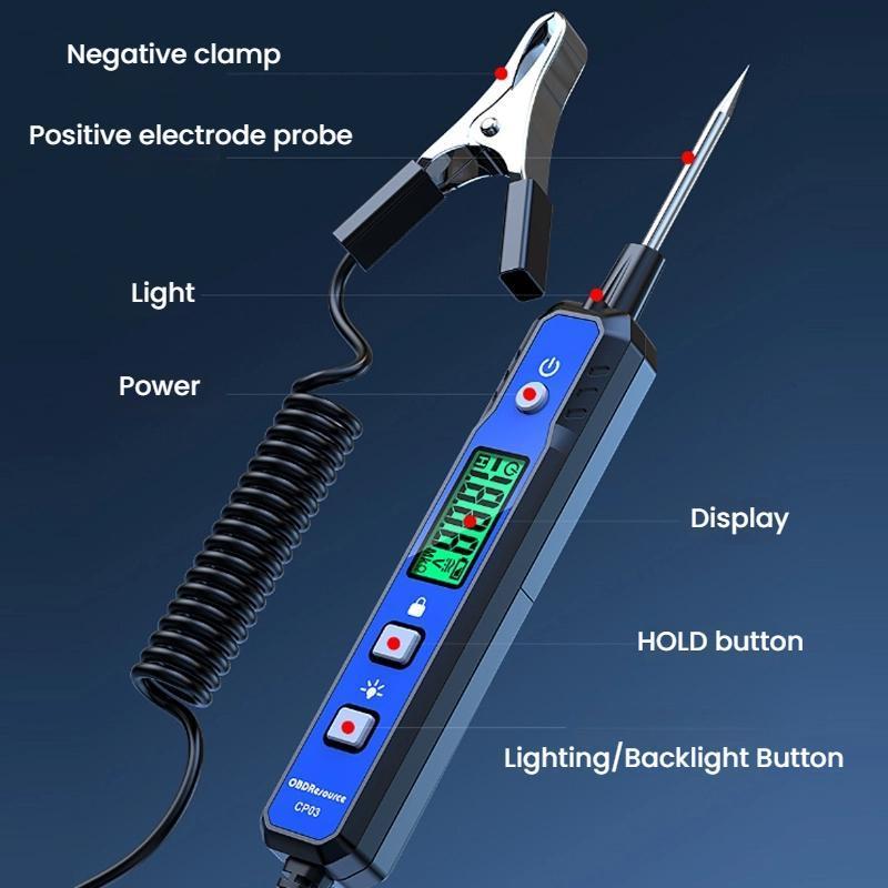 Intelligent Automotive Circuit Tester Automotive Circuit Tester, Voltage Tester for Cars, Car Diagnostic Tester