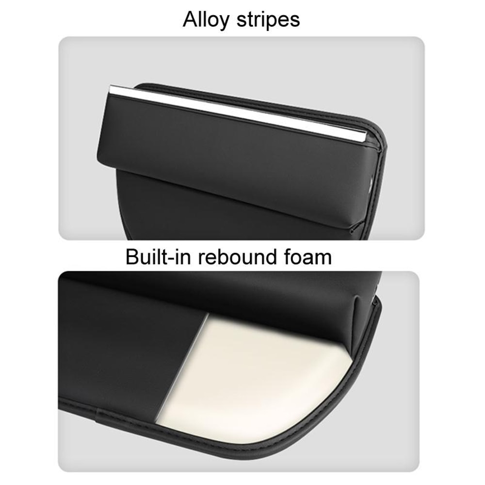Universal Leather Car Seat Gap Organizer Storage Bag Seat Gap Filler for Clean Car Interior