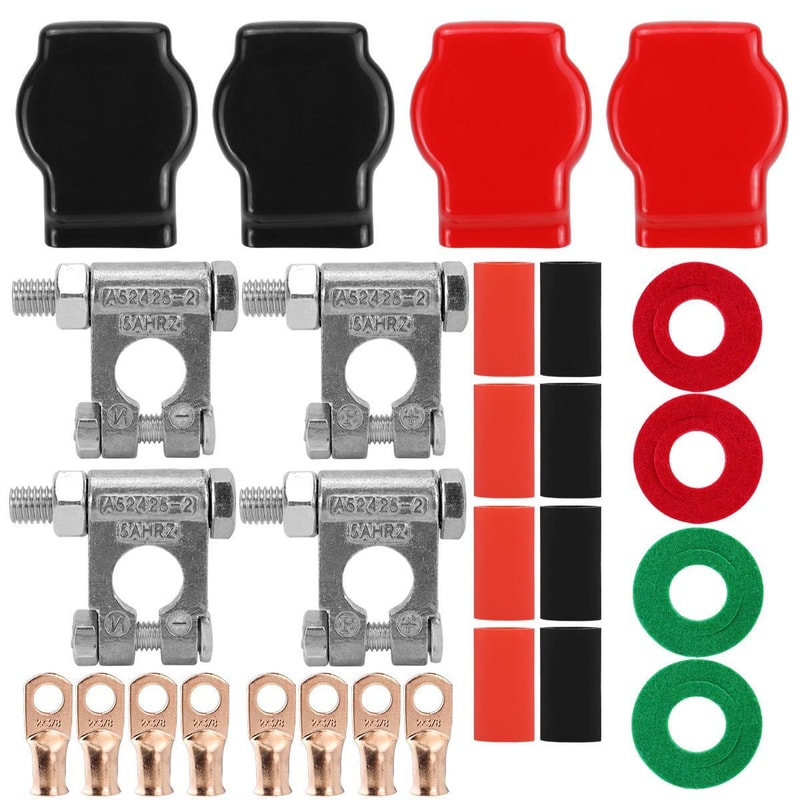 Heavy Duty Automotive Battery Terminal Connector Kit Lead Alloy Corrosion Resistant Car Battery Connectors