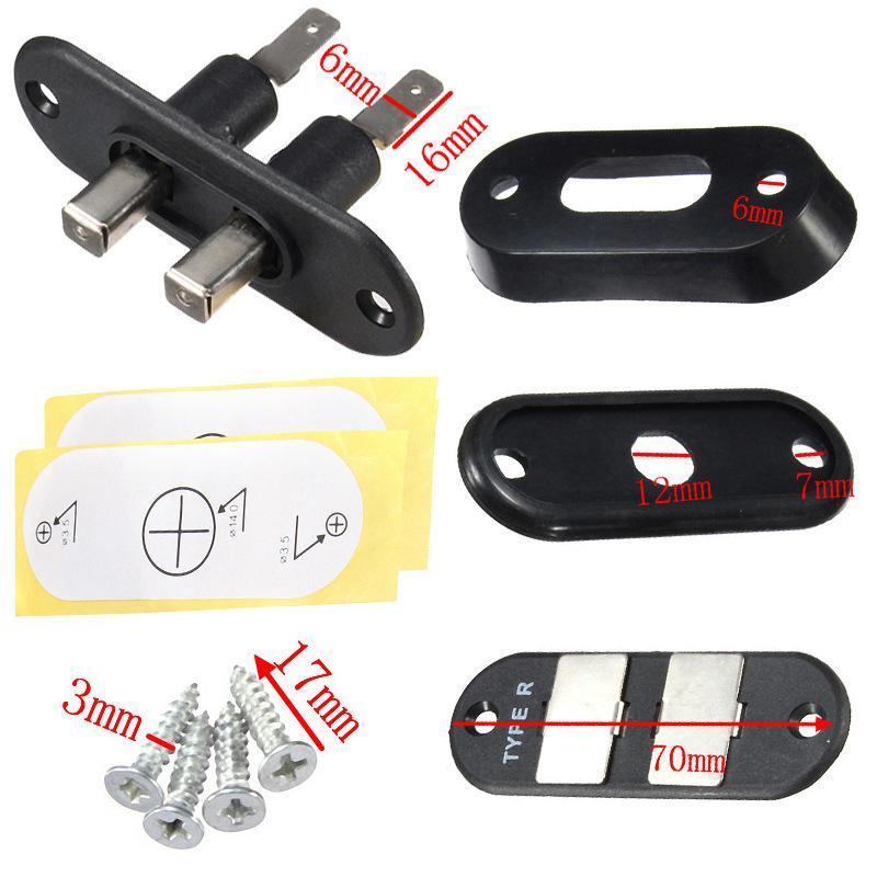 Universal Sliding Door Contact Switch for Van Door Lock Actuator, Automotive Wiring Connector