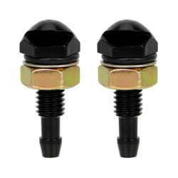 automotive windshield washer nozzle aluminum cap car spray jets replacement