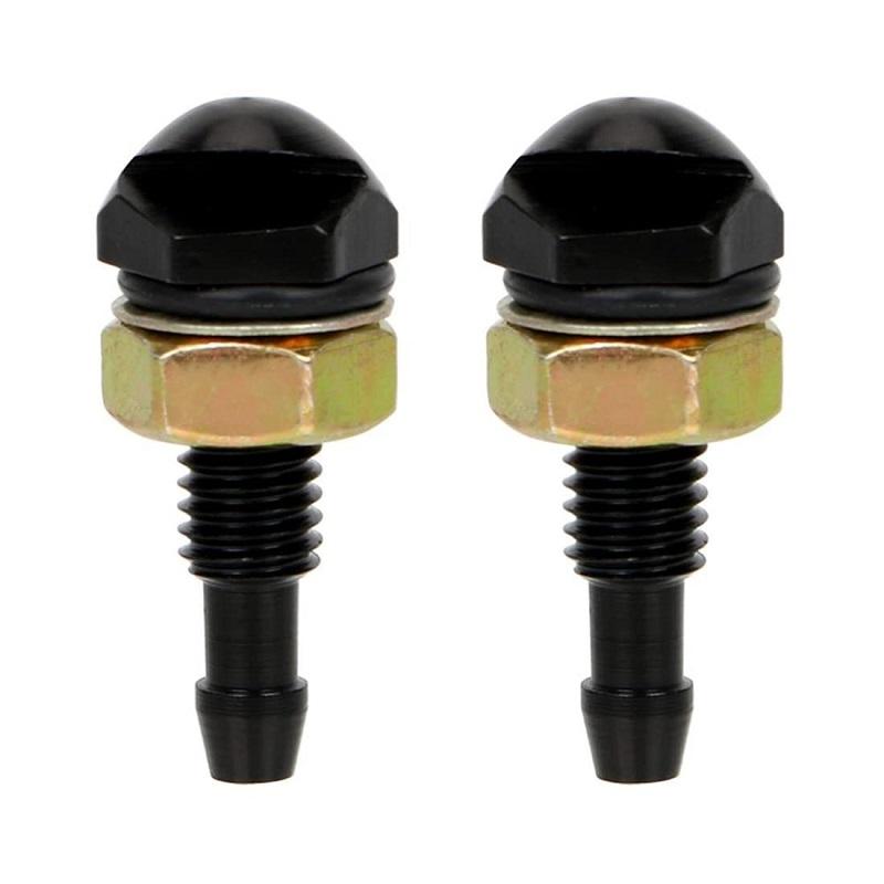 Automotive Windshield Washer Nozzle Aluminum Cap Car Spray Jets Replacement