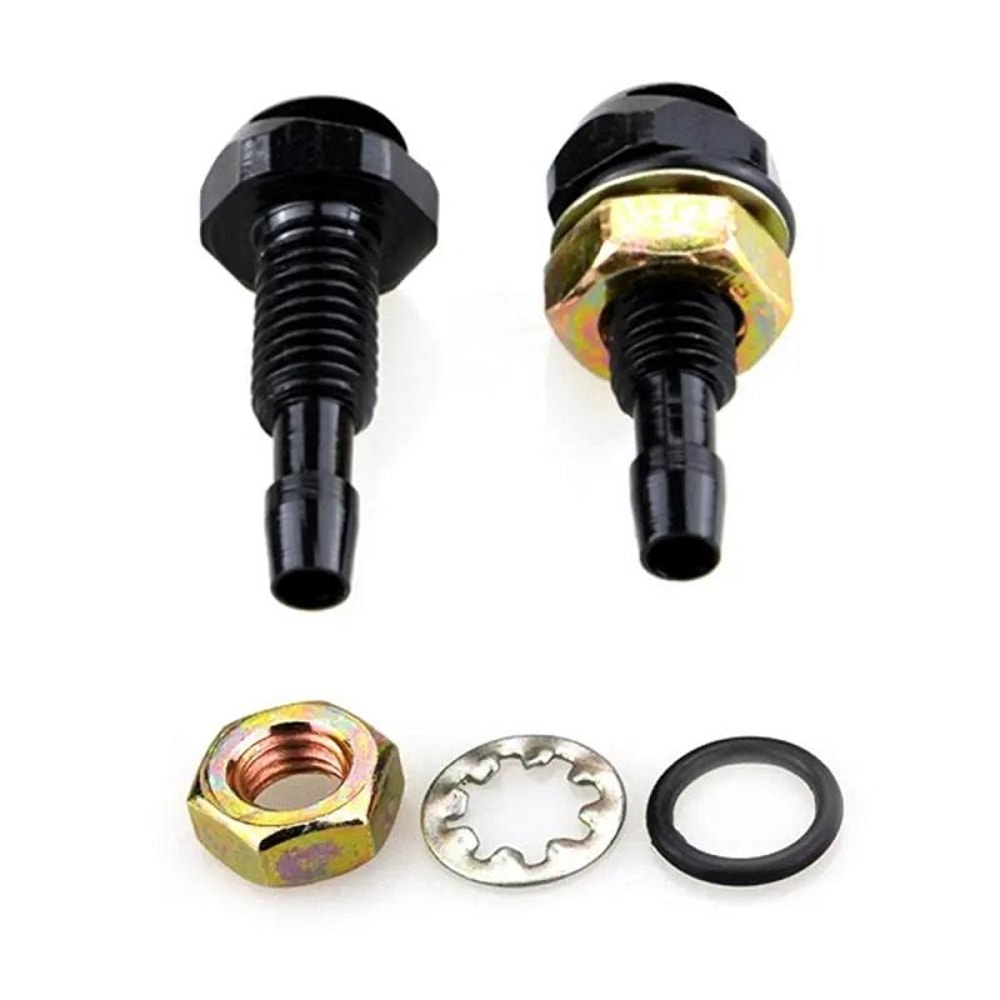 Automotive Windshield Washer Nozzle Aluminum Cap Car Spray Jets Replacement