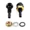 Automotive Windshield Washer Nozzle Aluminum Cap Car Spray Jets Replacement