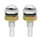 Automotive Windshield Washer Nozzle Aluminum Cap Car Spray Jets Replacement