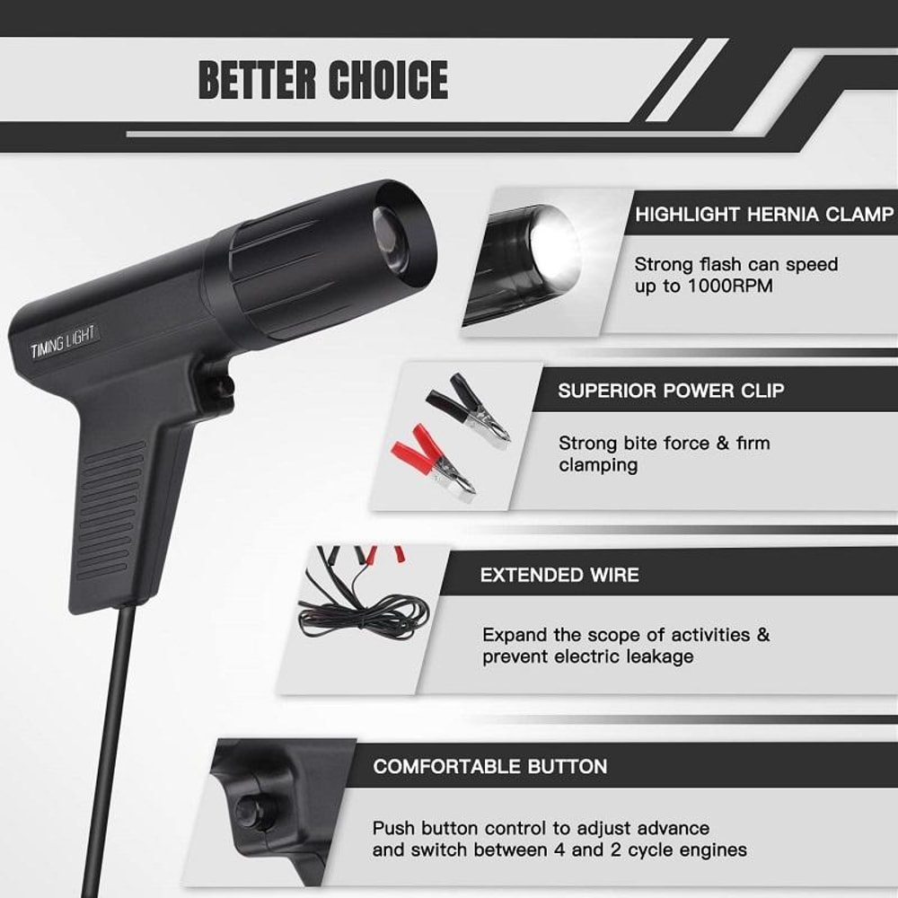 Automotive Xenon Ignition Timing Light Strobe Tester for Petrol Engines